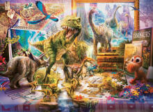 Ravensburger Puzzle 100 pc Dinosaurs in Kids room