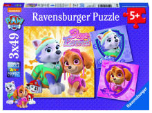 Ravensburger puzle 3x49 gabali: Skye un Everest
