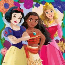 Ravensburger puzle 3x49 gabali Disney princeses