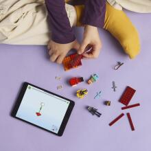 LEGO Minecraft Битва с лавой в Нижнем мире