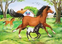 Пазл Ravensburger 2x24 шт. Мир лошадей