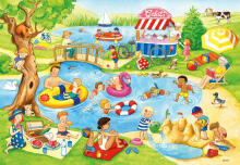 Ravensburger Puzzle 2x24 pc Swimming at Lake