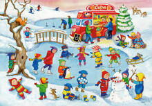 Ravensburger Puzzle 2x24 pc Swimming at Lake