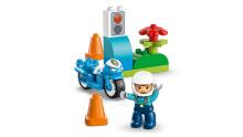 LEGO DUPLO Zilā Policijas Motocikls