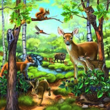 Пазл Ravensburger 3x49 шт. Животные