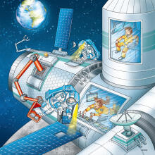 Ravensburger Puzzle 3x49 pc Space Mission