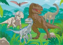 Dino puzle 24 gab., Dinosauru pasaule