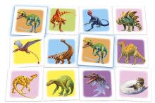 Tactic Board Game Memo Dinosaur  