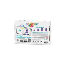 HEY CLAY Modeling Clay 6 pcs: Selection of Furry Animals