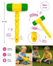 Bebe Basic Big Music Amur Art.294563 Музыкальный игрушка пищалка - молоток со свистком