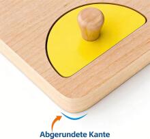 SYHLN Montessori Toy Wooden Art.294586  Деревянная развивающая доска- пазл Монтессори