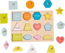 Adena Montessori Wooden Art.294587 Montessori koka puzle-dēlis