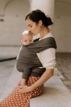 La Bebe™ Huggi Sling Cotton Grey Cloud Art.294742 Woven sling made of natural cotton (470x54 cm)