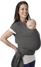 La Bebe™ Huggi Sling Cotton Grey Cloud Art.294742 Woven sling made of natural cotton (470x54 cm)