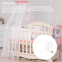 La Bebe™ Canopy Stand Art.294743 White  Universāls statīvs baldahīnam