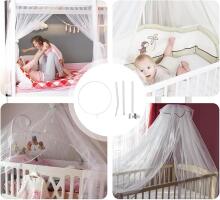 La Bebe™ Canopy Stand Art.294743 White  Universāls statīvs baldahīnam