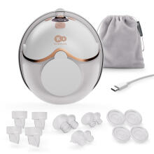 KINDERKRAFT single electric breast pump MAMAFLOW, golden, KEMAFL00GLD0000