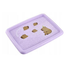 Box with lid 45L Karolina &amp;quot;Capybara&amp;quot; 55.5x40x30cm soft purple