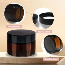 Brown Glass Ointment Jars Сream Art.294989  стеклянные баночки для мазей, 20 мл/30 мл, для крема,1 шт