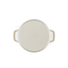 Salter BW13771C Chester 3.4L Cast Iron Casserole Pot 24 cm, Cream