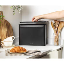 Salter BW14371 Alchemy Bread Bin, Black