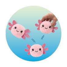 Plush High-Bounce Axolotl Ball Ø 7cm, 3 assorted