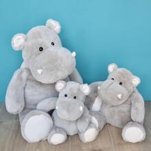 Plush Toys Hippo Art.HO2904  Augstvērtīga mīksta plīša rotaļlieta 32cm