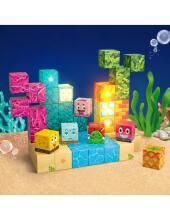 Woopie Магнитные Кубики 54 шт. Монтессори Океанская Головоломка 3D Игра