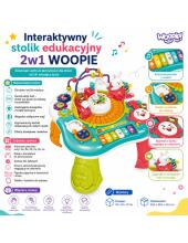 WOOPIE BABY Образовательный интерактивный стол 2в1 с пианино