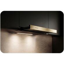 Kitchen under-cabinet telescopic hood 60 cm Berdsen BE-60-LW black-gold