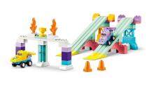 LEGO DUPLO pilsēta 3 in 1 radošās rampas ar transportlīdzekļiem