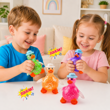 I-Toys Duck Squishy Dumpling Antistress Art.295916 Anti-stress toy "Duckling" with glitter and a squishy sound