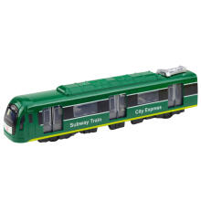 Metro Train City Express Opening Doors Lights Sounds Green