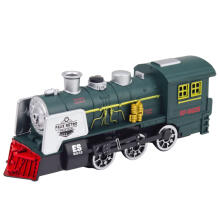 Classic Locomotive Obstacle Sensor Smoke Lights Sounds Green