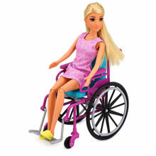 Anlily Doll in Wheelchair with Crutches and Plaster Accessories Set