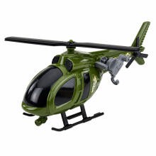 Military Helicopter with Hook Lights Sounds Green