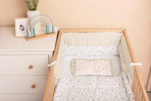 Sensillo Bumper Art.2230480 Rose Beige Crib bumper 180x30cm