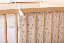 Sensillo Bumper Art.2230480 Rose Beige Crib bumper 180x30cm