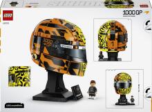 LEGO izdevumi McLaren Mastercard F1 komanda Lando Norris ķivere