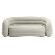 Inflatable velvet sofa bed mattress 229x109x81 cm Intex 66571