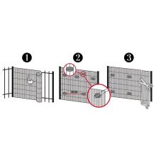 Mounting kit for balcony cover mats, 26 pcs., mounting accessories for balcony covers, brown