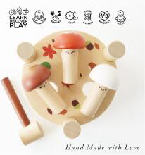 Le Toy Van Petilou Art.51806 Spēle ar āmuru Meža sēņu