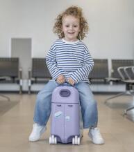 Stokke Parent-Child Travel Kids Luggage Art.296468 Hazy Lilac   Чемодан-сиденье на колесах 3 в 1