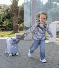 Stokke Parent-Child Travel Kids Luggage Art.296470 Arctic Blue Чемодан-сиденье на колесах 3 в 1