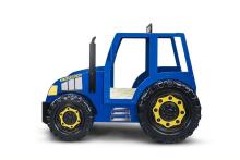 Plastiko Traktor Art.296475 Green Ergonomiska bērnu gulta  ar  matraci 180 x 90 cm