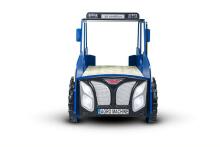 Plastiko Traktor Art.296476 Yellow  Ergonomiska bērnu gulta  ar  matraci 180 x 90 cm