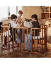 Waldin Baby Collection Bed Crib  7 in 1 Art.296539 Vintage Multifunctional wooden 7-in-1 transforming crib