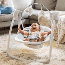 Ingenuity Comfort 2 Go Portable Baby Swing Art.296542 Endless Bloom pārnēsājams šūpuļkrēsls