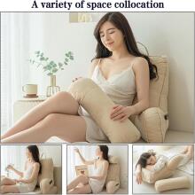 Basic CS Lline Care & Support Large Reading Pillow  Art.296547 Champagne Large reading pillow, back support pillow with removable neck cushion