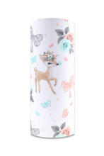Diaper - 10482 - TETRA PRINT - EGA - ROE DEER with the BOW - size 70x80 cm
